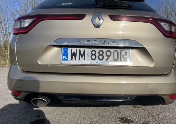 Renault Megane cena 39500 przebieg: 222000, rok produkcji 2016 z Jabłonowo Pomorskie małe 562